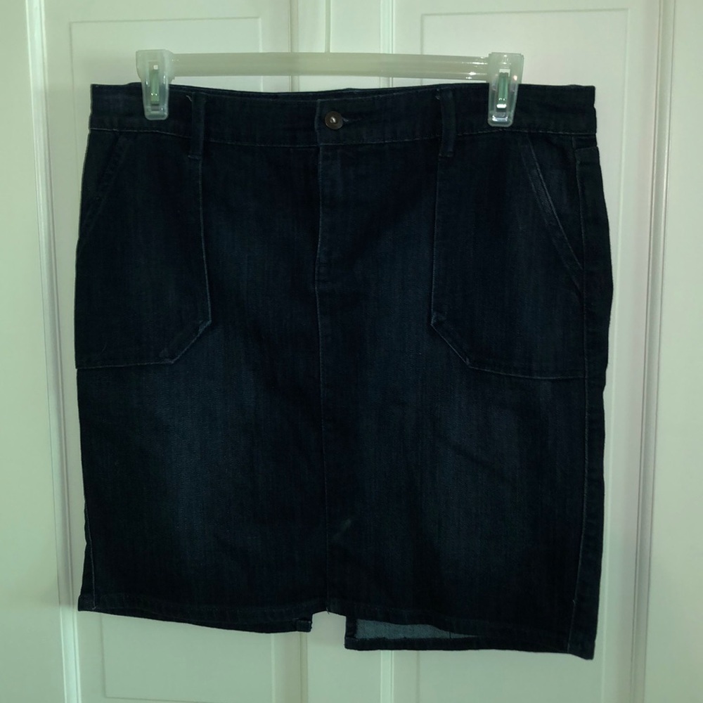 Denim Pencil Skirt